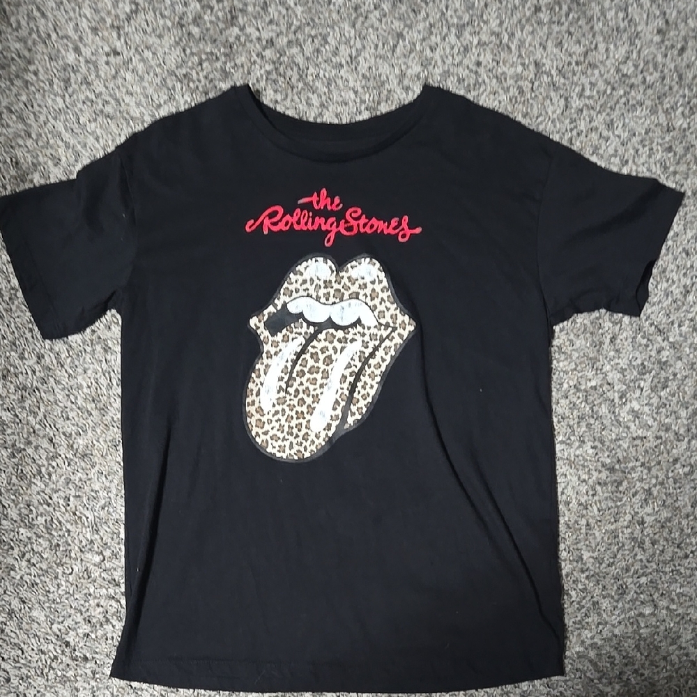 Wonder Nation Black Rolling Stones Kids T-Shirt